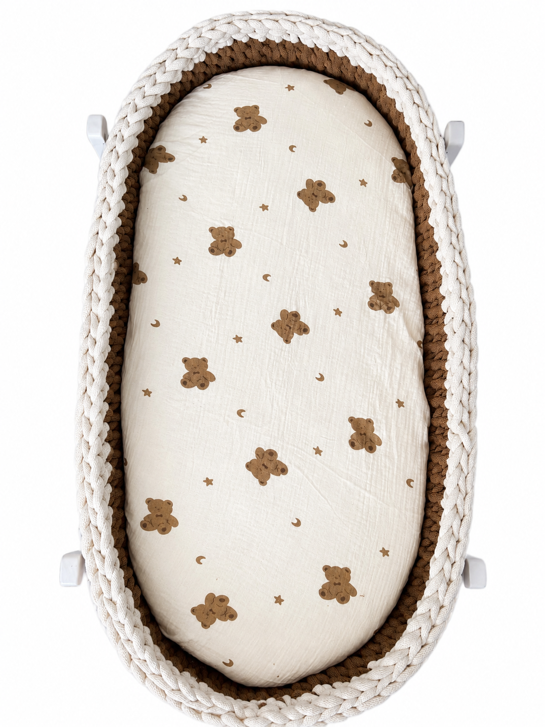 Carmel chocolate baby changing mat