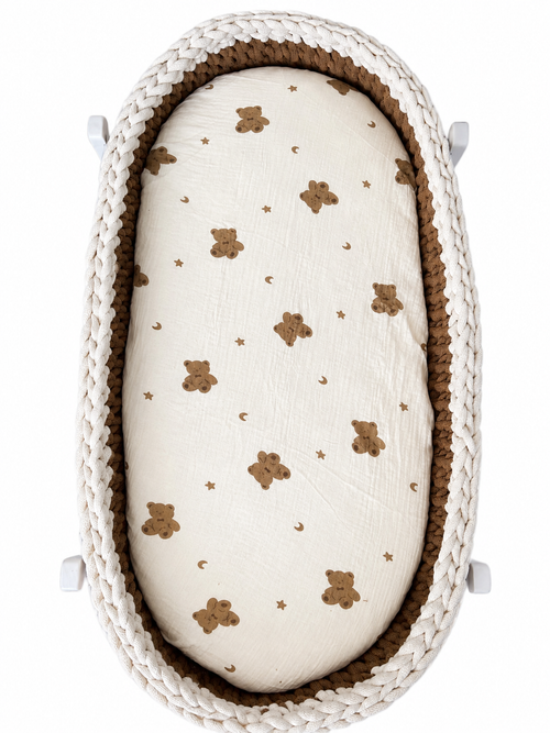 Carmel chocolate baby changing mat